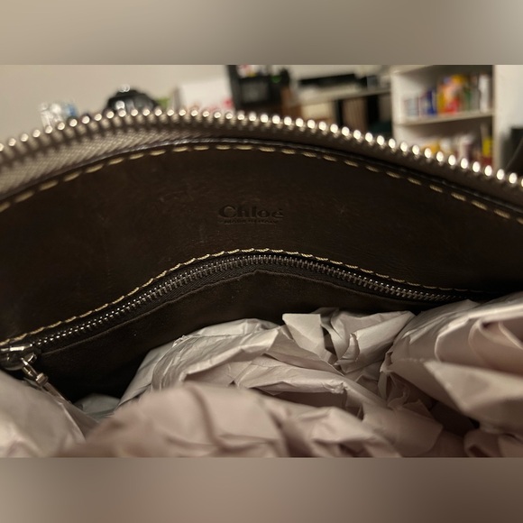 Chloe Edith Day Bag - Satchel - Dark Brown - Picture 11 of 16